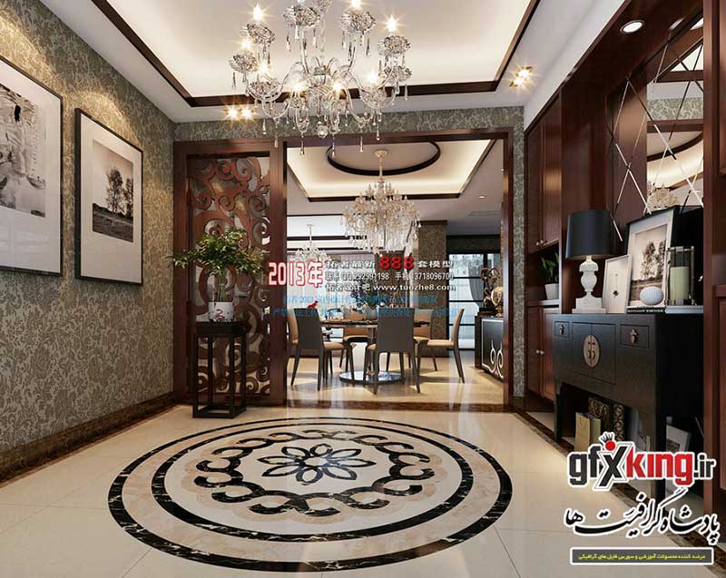 914 سورس پروژه و سورس فایل لایه باز طراحی دکوراسیون داخلی معماری تری دی مکس و حاوی  3250 تکسچر-15