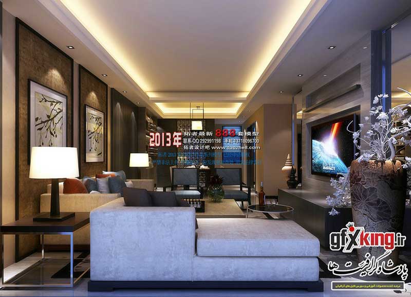 914 سورس پروژه و سورس فایل لایه باز طراحی دکوراسیون داخلی معماری تری دی مکس و حاوی  3250 تکسچر-2