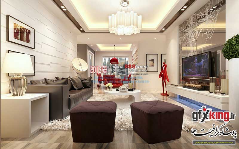 914 سورس پروژه و سورس فایل لایه باز طراحی دکوراسیون داخلی معماری تری دی مکس و حاوی  3250 تکسچر-5