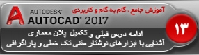 آموزش اتوکد 2017 ( Autocad 2017 ) نقشه کشی دو بعدی ( درس سیزدهم ) ( بخش دوم ) – تکمیل پلان معماری و آشنایی با ابزار های ایجاد متن بصورت تک خطی و پاراگرافی و تنظیمات آنها 