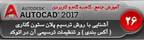 آموزش اتوکد 2017 ( Autocad 2017 ) نقشه کشی دو بعدی ( درس بیست و ششم ) – آشنایی با روش ترسیم پلان ستون گذاری ( آکس بندی ) و تنظیمات ترسیمی آن در اتوکد 2017 