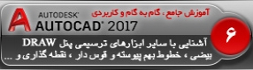 آموزش اتوکد 2017 ( Autocad 2017 ) نقشه کشی دو بعدی ( درس ششم ) – معرفی سایر فرمان های ترسیمی واقع در پنل رسم ( Draw ) از قبیل بیضی ، پاره خط بهم پیوسته ، منحنی و قوس نقطه و علامت گذاری ، دونات ، فرمان های ویرایشی انفجار و ...