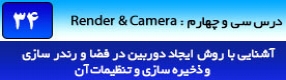 آموزش رویت آرکیتکچر 2016 ( Revit Architecture 2016 ) ( رویت آرشیتکت 2016 ) ( درس سی و چهارم ) – آشنایی با روش دوربین گذاری در فضای نقشه ( Camera ) و تنظیمات آن و ذخیره سازی زاویه دید در پنل پالت ( Project Browser )