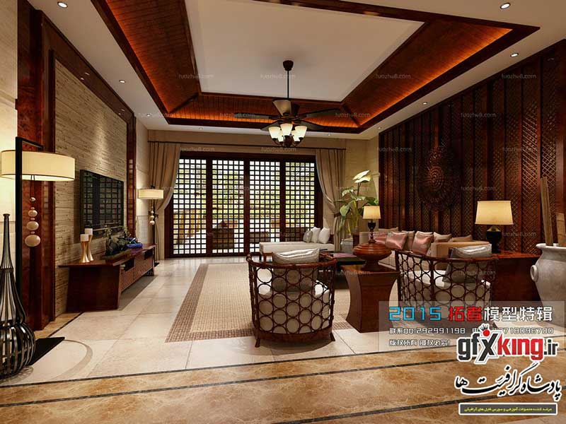 1205سورس پروژه و  سورس فایل لایه باز طراحی دکوراسیون داخلی معماری تری دی مکس ، 2300 تکسچر ، 77 نقشه لایه باز و پلان آماده اتوکد-9